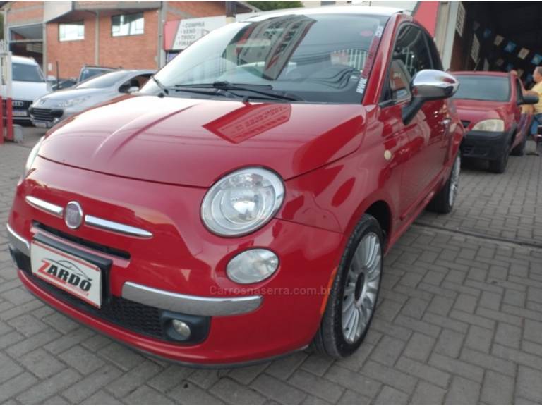 FIAT - 500 - 2012/2012 - Vermelha - R$ 53.800,00