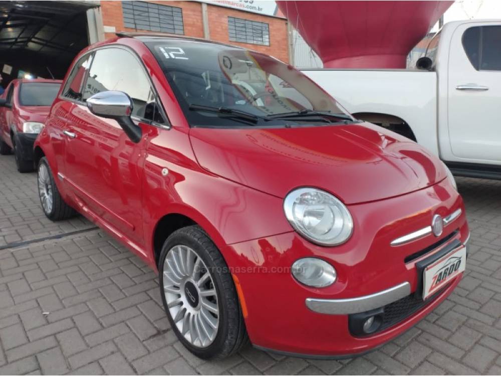 FIAT - 500 - 2012/2012 - Vermelha - R$ 53.800,00